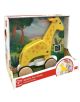Дървена играчка Hape - Жираф на колела за дърпане - Hape - Hape - Момиче, Момче - 6943478037595-2-thumb