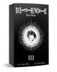 Изображението показва корицата на Death Note Black Edition, Vol. 3, с илюстрирания портрет на Лайт Ягами в орнаментиран кръг на черен фон. Авторите Цугуми Охба и Такеши Обата са кредитирани.-1-thumb