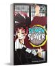 Корицата на "Demon Slayer Kimetsu no Yaiba", том 20: Танджиро Камадо с меч, червени знаци на лицето и динамична коса стои на фона на заграден прозорец.-1-thumb