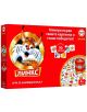 Червена кутия за настолна игра Educa - Линкс, 70 картинки, с лице на рис, български текст и цветни карти; подходяща семейна игра за деца на 4+ години.-1-thumb