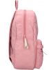 Детската раница Vadobag Milky Kiss Sweet Bliss (39 х 29 х 12 см) е розова стегана раница, показана отстрани, с цип отгоре, малък преден джоб с цип и текстилна примка за закачане. Тази розова раница съчетава перфектно стил и практичност за малките приключе-3-thumb