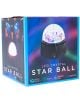Цветна кутия за Диско топка Fizz Creations - Star Ball, с изображения на светлинно шоу, продуктова снимка, икони за Диско топка ефект, 3х батерии АА, употреба на закрито и въртене на 360°-идеална за домашни партита.-1-thumb