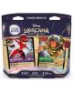 Кутията на Disney Lorcana TCG: Wilds Unknown Starter Deck за 2 играчи е с рисунки на Мисис Невероятна и Бъз Светкавицата, с подробно описание на съдържанието на стартовия комплект и препоръчителна възраст 8+.-thumb