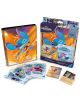 Disney Lorcana TCG: Winterspell Collection Starter Set Stitch включва кутийка с рисунката на Стич, който свири на китара, карти за търговия, книжка за играта и опаковка с информация за Стич и картите. Картите, материалите и бустер пакетът са изложени отпр-3-thumb