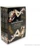 Disney Twisted-Wonderland: The Manga - Book of Heartslabyul Complete Box Set включва томове 1-4 с ярки рисунки на героите в черна кутия със златни акценти.-3-thumb