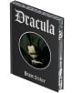 Корицата на "Дракула" (Arcturus Decorative Classics) е с бял готически текст и блед, замислен вампир с висока яка на тъмен фон с фини мотиви на прилепи и замък в това издание с твърди корици.-1-thumb