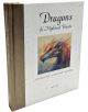 Дракони и митични зверове" е книга с твърди корици с илюстрация на дракон, златен гръбнак и подзаглавие "Празник на легендарните същества" от Аластър Хорей, в която са представени очарователни митични същества.-thumb