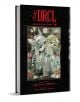На корицата на книгата „#DRCL Midnight Children, том 4“ е изобразена бледа, наподобяваща вампир фигура с кътници, навела се към уплашен блондин, на фона на рози и мрачен готически хорър — илюстрация на Шиничи Сакамото.-1-thumb