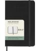Джобният седмичен тефтер-органайзер Moleskine за 18 месеца – Черен (юли 2026 – декември 2027) е снабден с еластична лента, корица с надпис „2026-27“ и етикет, който го отличава като легендарен бележник-дневник/планирач.-1-thumb