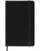 Джобен черен седмичен тефтер-органайзер Moleskine Black 2026 г. С твърди корици, ластик и разделител; 2026 е отпечатана отпред в класически стил, вдъхновен от Moleskine.-2-thumb