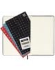 Отворен джобен седмичен тефтер-органайзер Moleskine Black за 2026 г. С твърди корици, с три листа стикери: черен с бели букви, червен със символи и черен с бели цифри и етикети "2026".-6-thumb