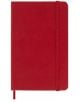 Джобен червен седмичен тефтер-органайзер Moleskine Scarlet Red 2026 г. С твърди корици има ластик и текстилен разделител - стилен избор за планиране през 2026 година.-2-thumb