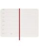 Джобен червен седмичен тефтер-органайзер Moleskine Scarlet Red 2026 г. С меки корици показва седмица от юли 2026 г. с дати от понеделник 13-ти до неделя 19-ти и има червена отметка по средата.-5-thumb