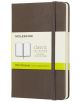 Джобен кафяв тефтер Moleskine Classic Earth Brown с твърди корици и нелинирани страници - Moleskine - Moleskine - Жена, Мъж - Moleskine - Classic - 8058341715291-1-thumb