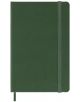 Джобен зелен ежедневник тефтер-органайзер Moleskine Myrtle Green 2026 г. С твърди корици, релефна година отпред, ластик и текстилна разделителна лента.-2-thumb