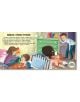 В една цветна стая жена помага на момиче да опакова раницата си с думите "Един ден във фермата - Докоснете и усетете! Натиснете и чуйте!", а играчките, предметите на тема ферма и семейството създават весела атмосфера.-3-thumb