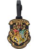 Етикет за багаж Grupo Erik Harry Potter - Hogwarts показва герба на училището с животните на домовете, надпис "Hogwarts" и латинското мото - идеален етикет за куфар за всеки фен.-1-thumb