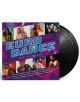 Euro Dance Collected (2 VINYL) има жива, цветна обложка със снимки на различни изпълнители. Смелото заглавие и 90-те хитове, както и имената на изпълнителите, се открояват на оживен лилав и розов фон.-thumb