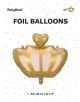 Фолиев балон PartyDeco - Корона, 52 х 42 см-4-thumb