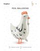 Фолиев балон PartyDeco - Кокошка, 48 х 60 см-4-thumb