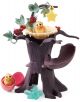 Schleich: Бебета сови в гнездо фигурка включва дърво-играчка с тъмнокафяв ствол, зелени листа, червени рози, жълта звезда, гнездо на сова отгоре с бебета сови, сова в розово яйце и сини кристали в основата.-1-thumb