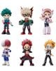 Шестима My Hero Academia PalVerse Vol. 1 фигурки аниме стоят в два реда на бял фон, като всеки от тях демонстрира ярки костюми, изразителни лица и уникални прически. Съберете тези детайлни PVC фигури от асортимента за своята колекция!.-1-thumb