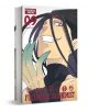Корица на „Fullmetal Alchemist: Fullmetal Edition“, том 9, на която е изобразен усмихнат герой с дълга черна коса и зелени пръсти, наподобяващи нокти. Тази колекционерска версия на мангата е с преобладаващо бежов фон, с червен и черен текст и алхимични си-1-thumb