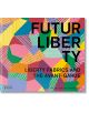 Корица на FuturLiberty от Естер Коен и Ричард Корк с ярък абстрактен геометричен модел, вдъхновен от авангардното изкуство.-thumb