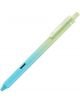 Гел химикалка Writech Ombre Gradient Green & Blue с клик механизъм, преливане от синьо към зелено, ергономичен дизайн и метална щипка с надпис WRITECH 0.5.-thumb
