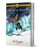 3D визуализирана корица на книгата "Синът на Нептун" от поредицата "Героите на Олимп" от Рик Риърдън, с момче, коленичило върху лед с хищна птица на ръката си пред ледени скали; заглавието и авторът са изписани на.-1-thumb