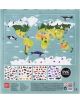 APLI ГИГАНТСКИ ПОСТЕР + 100 СТИКЕРА WORLDMAP, 5 - Apli - Apli Paper - Момиче, Момче - Apli - Kids - 8410782194347-2-thumb