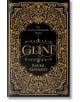 Специалното издание с твърди корици Glint има сложни златни мотиви върху черно, с елегантни рамки и надписи, вдъхновени от докосването на цар Мидас. Част от серията The Plated Prisoner II на Рейвън Кенеди.-2-thumb