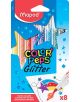 Флумастери Maped Color'Peps Glitter, 8 цвята - Maped - Maped - Момиче, Момче - Maped - Color Peps - 3154148458081-1-thumb