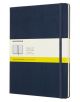 Голям тефтер Moleskine Classic Blue Sapphire с твърди корици и листа на малки квадратчета - Moleskine - Moleskine - Жена, Мъж - Moleskine - Classic - 8058341715444-1-thumb