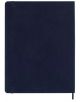 Голям син седмичен тефтер-органайзер Moleskine Sapphire Blue 2026 г. С меки корици, закръглени ъгли и еластична лента долу вдясно - изчистен дизайн, идеален за организация през седмицата.-7-thumb