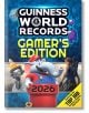 Корицата на изданието на рекордите на Гинес за геймъри за 2026 г. е с ярък жълт и бял текст, а на нея са изобразени герои като слон, облечен като Марио, лама с парти шапка и жена авантюрист.-1-thumb