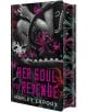 Корицата на "Her Soul for Revenge (Deluxe Limited Edition)" е с въртящи се пипала, светещи розово-лилави цветя, удебелен лилав текст и "Souls Trilogy Book Two" над заглавието - мрачен паранормален романс от Харли Лару.-thumb