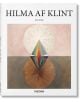 Корицата на книгата за Hilma af Klint с абстрактно геометрично изкуство - цветна пирамида, бял светещ кръг отгоре и кафеникаво кръгово отражение отдолу - издадена от Taschen.-1-thumb
