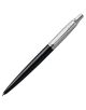 Черна химикалка Parker Royal Jotter XL Richmond Matte Black със сребърен металик и гравирана стрелка на клипса - предлага се в книжарница Orange.-1-thumb