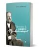 Книга със заглавие "Христо Г. Данов - Просветителят" с тюркоазена корица има черно-бяла снимка на брадатия Христо Г. Данов в костюм, отразяваща биографията му и влиянието му върху новобългарската просвета. Автор: Ангел Димитров.-1-thumb