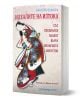 Корицата на книгата изобразява японка в кимоно с цветя на светъл фон. Заглавието на български език "Идеалите на Изтока. Със специален акцент върху японското изкуство" се подчертава авторът Какудзо Окакура.-1-thumb