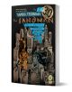 Корицата на The Sandman, том 5: Игра на самоличности включва стилизиран златен текст, статуи, тъмни елементи от градския пейзаж и сенчести фигури, които подчертават този графичен роман на Нийл Геймън и талантливи илюстратори.-1-thumb