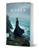 Книга, озаглавена Изола, с корица, на която жена в тъмна рокля стои на скала над бурно море, с гръб към зрителя. Авторката е Алегра Гудман, а книгата е исторически роман за оцеляване на острова.-1-thumb