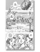 Детайлна черно-бяла страница от мангата JoJo's Bizarre Adventure Part 4--Diamond Is Unbreakable, Vol. 5 изобразява градски пейзаж по обяд с разхождащи се хора и три жени, които викат "г-н Кира", канейки го да се присъедини към тях за обяд.-3-thumb