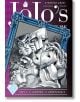 Корицата на мангата JoJo's Bizarre Adventure Part 4--Diamond Is Unbreakable, Vol. 8 представя млад мъж в училищна униформа и футуристична бронирана фигура в синя рамка на фона на лилав диамант с емблематичното заглавие на поредицата.-2-thumb