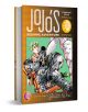 Корицата на JoJo's Bizarre Adventure Part 5 - Golden Wind, Vol. 8 показва ярки герои в смели пози и геометрични фонове, отразявайки характерния стил на Хирохико Араки, който се среща в луксозните издания с твърди корици.-1-thumb
