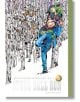 Двама стилизирани герои в цветни костюми се намират сред брези; единият седи на кон с шапка, наподобяваща животинска, а другият позира. Корицата показва JoJo's Bizarre Adventure Part 7 - Steel Ball Run, Vol. 5 от култовата манга поредица.-1-thumb