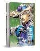 В JoJo's Bizarre Adventure Part 7 - Steel Ball Run, Vol. 6 е изобразен герой с дълга сребриста коса, синьо облекло и шапка, който закрива очите си с една ръка на корицата.-1-thumb
