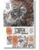 В JoJo's Bizarre Adventure Part 1-- Phantom Blood, Vol. 1 двама мъже стават свидетели как каретата на семейство Джоестар пада от скала; единият се смее на нещастието на благородника, а другият е шокиран от опасния инцидент.-5-thumb