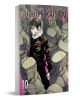 На корицата на Jujutsu Kaisen, Vol. 10 е изобразен тъмнокос магьосник в черно, заобиколен от сиви хуманоидни роботи. Стилизираното заглавие се появява в горната част на розов фон.-1-thumb